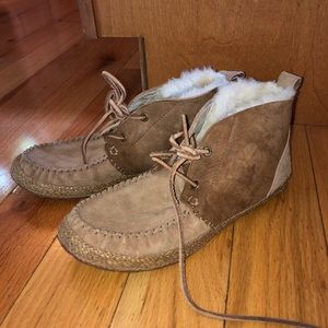 Women’s Lace Up Ankle UGG Moccasins